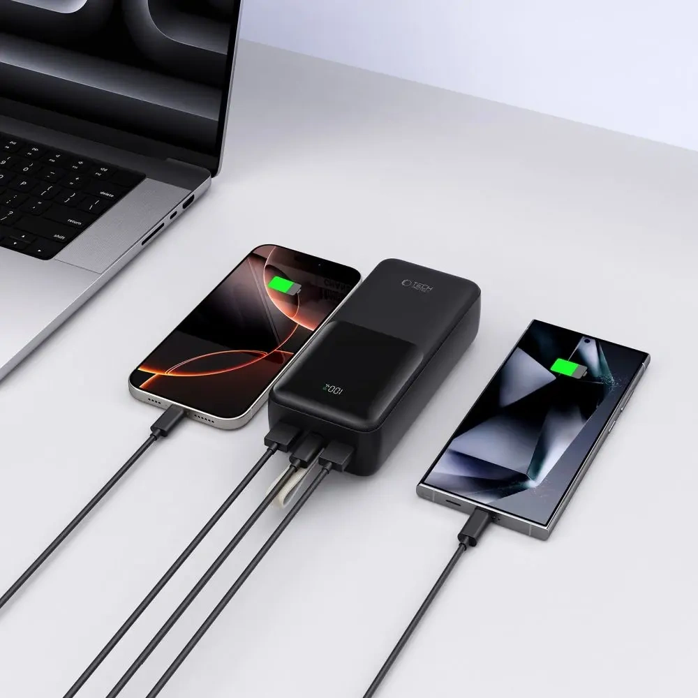 Hurtownia GSM - Tech-Protect PB03 Powerbank 30000mAh 22.5W Negru - THP3849 - {ean13} - Hurt