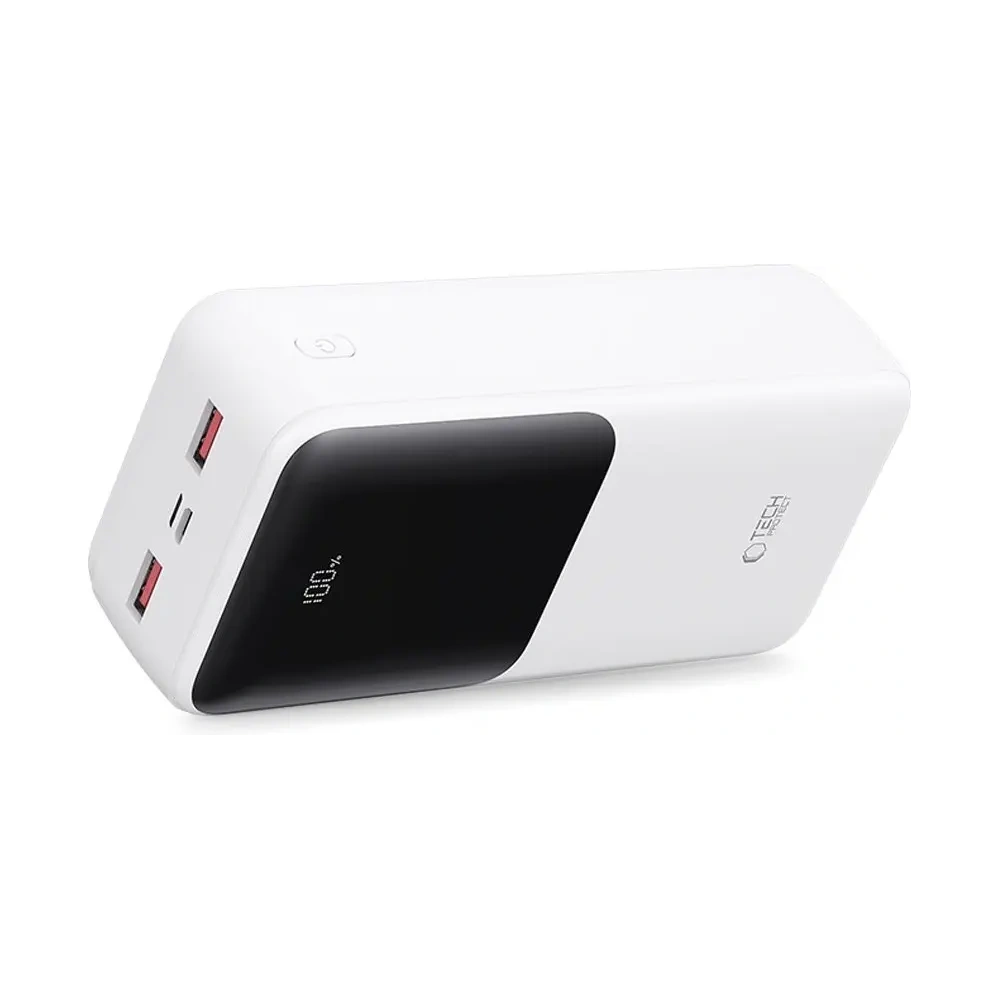 Hurtownia GSM - Powerbank Tech-Protect PB03 30000mAh 22.5W Bílá - THP3850 - {ean13} - Hurt