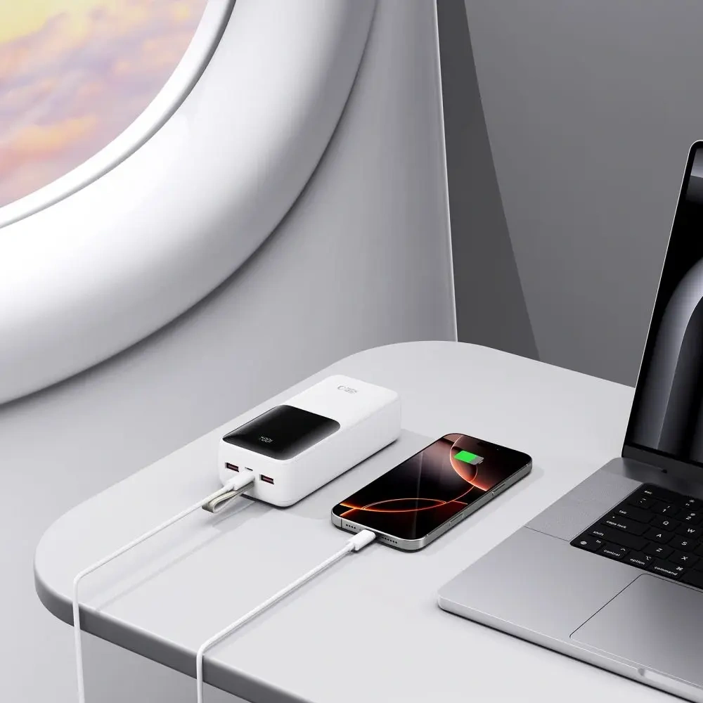 Hurtownia GSM - Powerbank Tech-Protect PB03 30000mAh 22.5W Bílá - THP3850 - {ean13} - Hurt