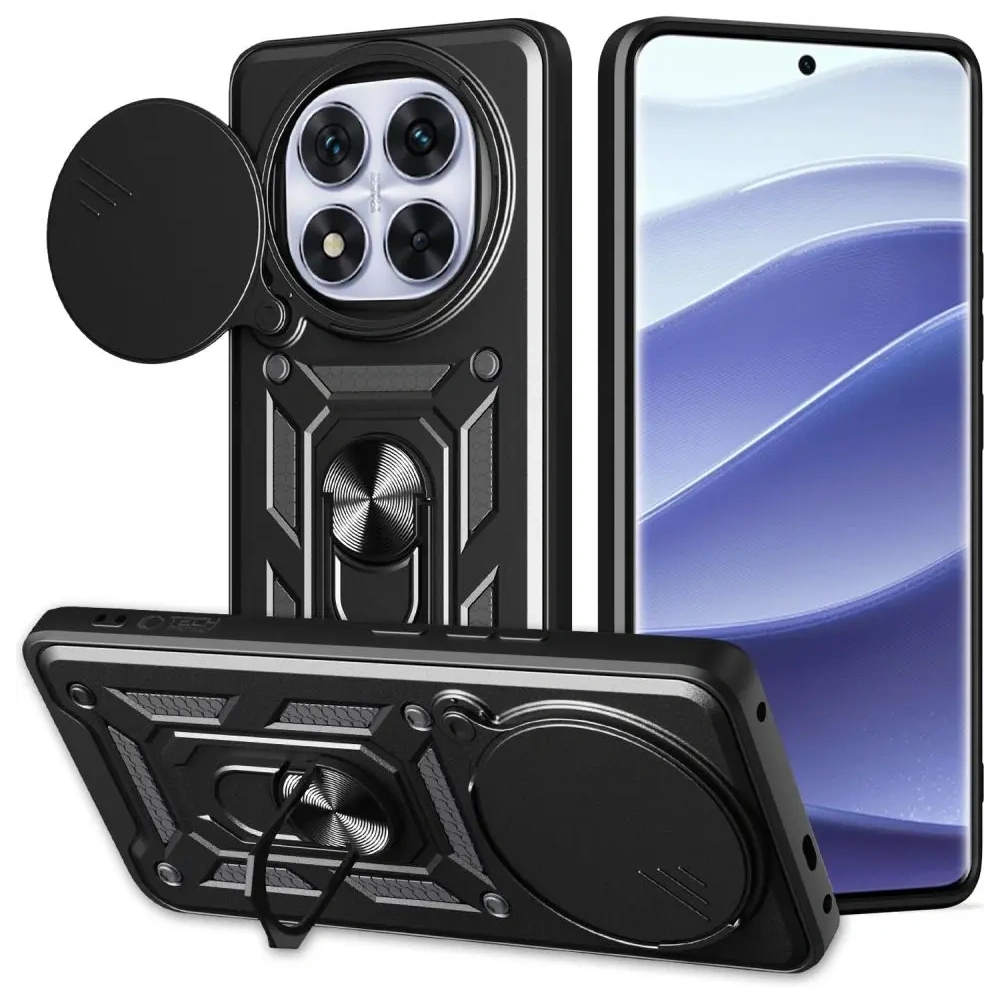 Hurtownia GSM - Etui Tech-Protect Camshield Pro Xiaomi Redmi Note 14 Pro 5G / Poco X7 5G Matná černá - THP3851 - {ean13} - Hurt