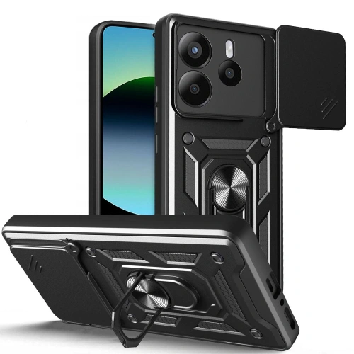 Etui Tech-Protect Camshield Pro Xiaomi Redmi Note 14 5G Matte Black