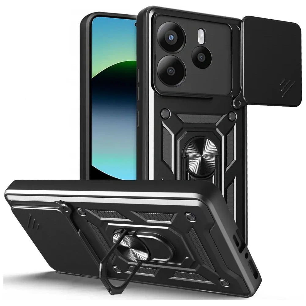 Hurtownia GSM - Tech-Protect Camshield Pro Xiaomi Redmi Note 14 5G Negru Mat - THP3852 - {ean13} - Hurt