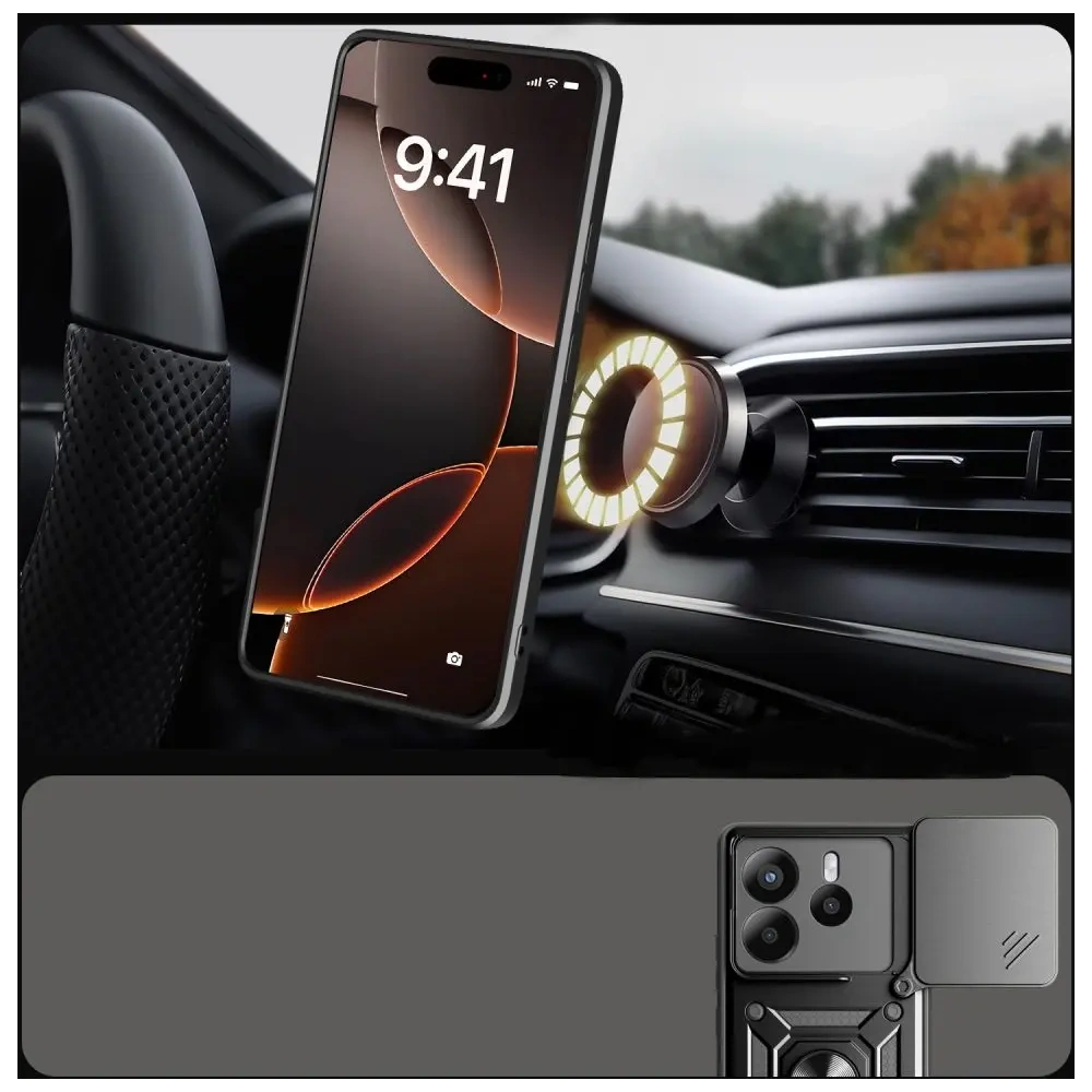 Hurtownia GSM - Tech-Protect Camshield Pro Xiaomi Redmi Note 14 5G Negru Mat - THP3852 - {ean13} - Hurt