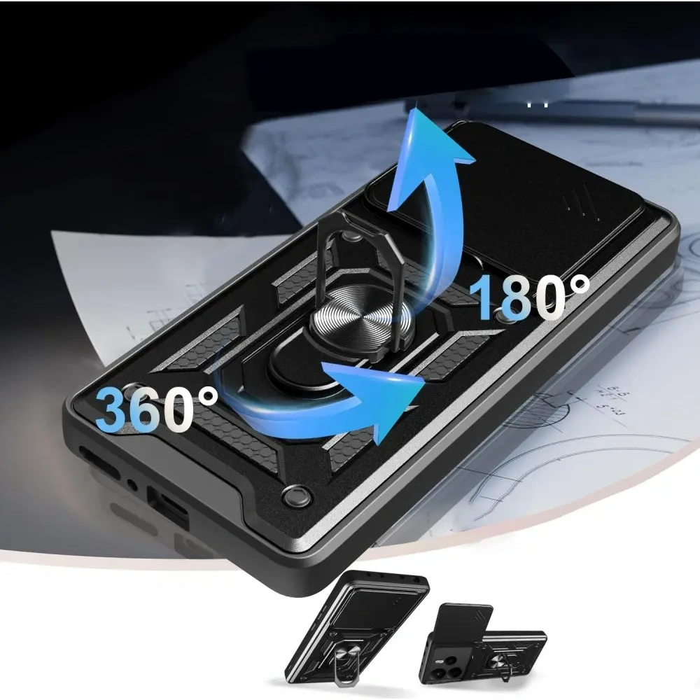 Hurtownia GSM - Tech-Protect Camshield Pro Xiaomi Redmi Note 14 5G Negru Mat - THP3852 - {ean13} - Hurt