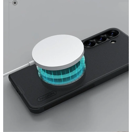 Etui Nillkin Super Frosted Shield Pro Magnetic Case Samsung Galaxy S25 MagSafe czarne