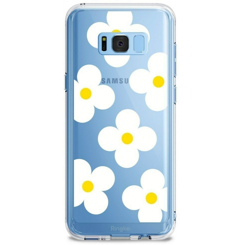 Ringke Distributor - 8809550340121 - [KOSZ] - Ringke Fusion Design Samsung Galaxy S8 White Daisies - B2B homescreen