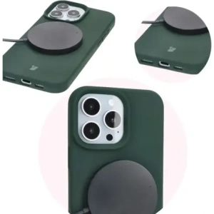 Hurtownia GSM - Silikonové pouzdro Bizon Soft Case pro Apple iPhone 16 Pro tmavě zelené - BIZ8213 - {ean13} - Hurt