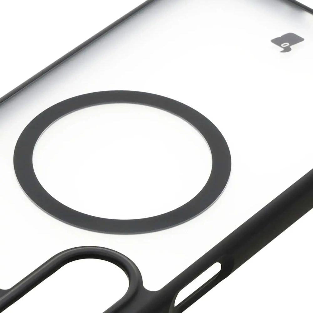 Hurtownia GSM - Etui z pierścieniem magnetycznym Bizon Case MatteO do Samsung Galaxy A26 5G półprzezroczyste z czarną ramką - BIZ8214 - {ean13} - Hurt