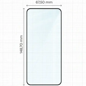 Bizon Glass Edge 2 Xiaomi 15 black frame