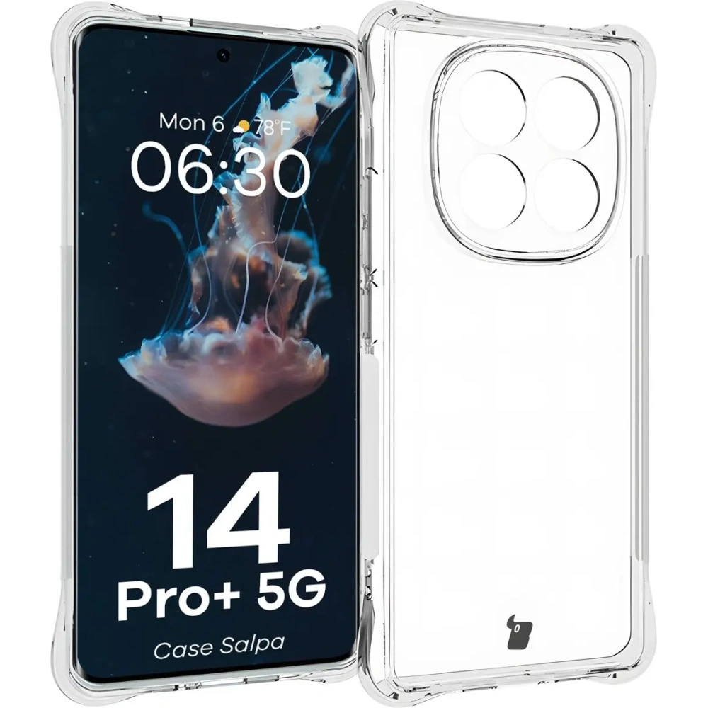 Hurtownia GSM - Bizon Case Salpa Xiaomi Redmi Note 14 Pro+ 5G átlátszó - BIZ8218 - {ean13} - Hurt