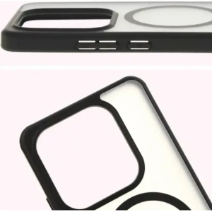 Hurtownia GSM - Bizon Case MatteO Xiaomi Redmi Note 14 5G translucid cu cadru negru - BIZ8220 - {ean13} - Hurt