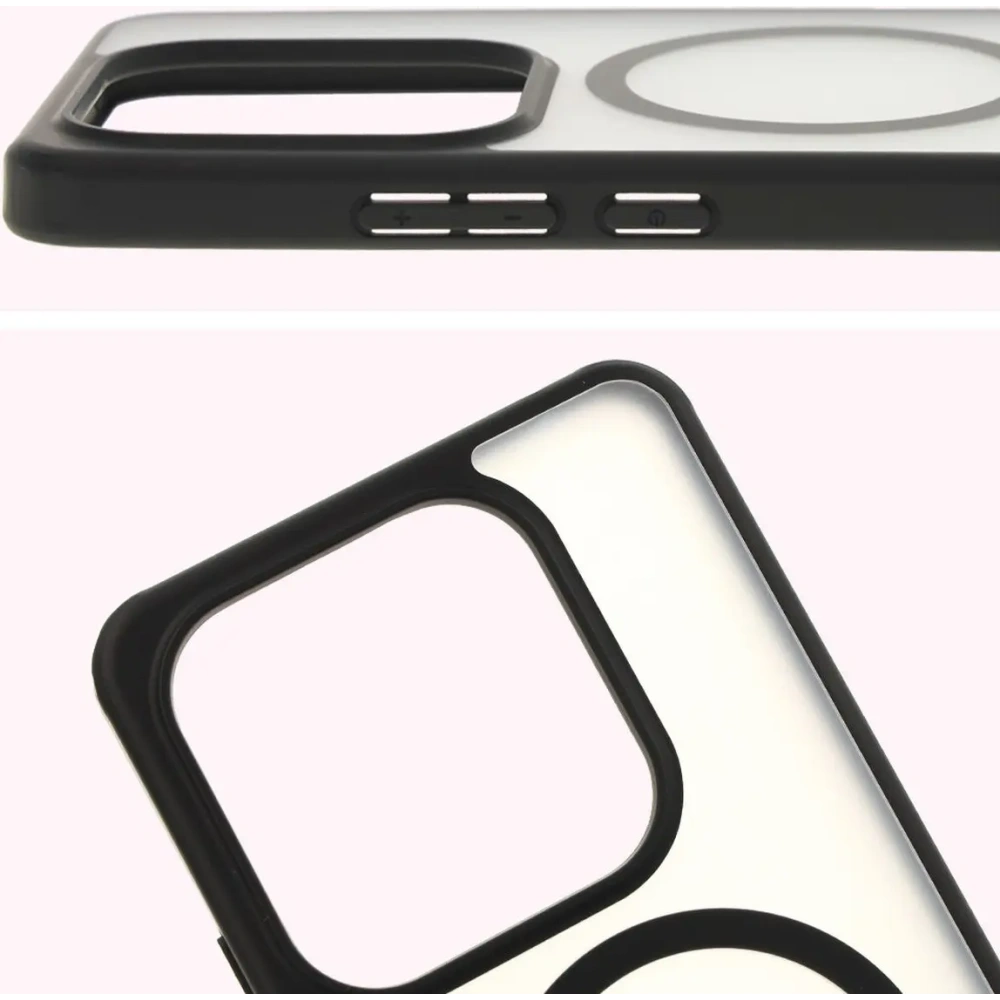Hurtownia GSM - Bizon Case MatteO Xiaomi Redmi Note 14 5G áttetsző fekete kerettel - BIZ8220 - {ean13} - Hurt