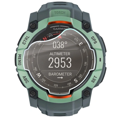 Folia matowa Bizon Glass Watch Film Sun do Garmin Instinct 3 50 mm [2 PACK]