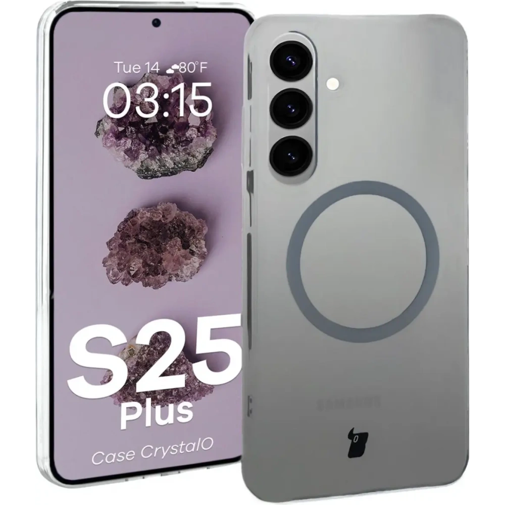 Hurtownia GSM - Bizon Case CrystalO Samsung Galaxy S25+ Plus átlátszó - BIZ8222 - {ean13} - Hurt