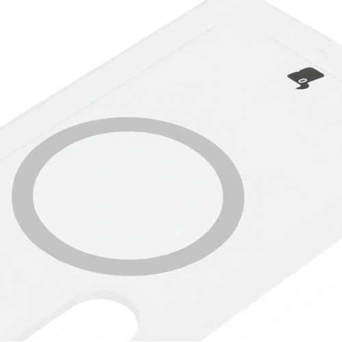 Etui z pierścieniem magnetycznym Bizon Case CrystalO do Samsung Galaxy S25+ Plus przezroczyste