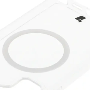 Etui z pierścieniem magnetycznym Bizon Case CrystalO do Samsung Galaxy S25 Ultra przezroczyste