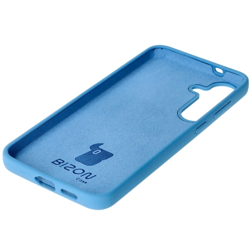 Silikonowe etui Bizon Soft Case do Samsung Galaxy S25+ Plus ciemnoniebieskie