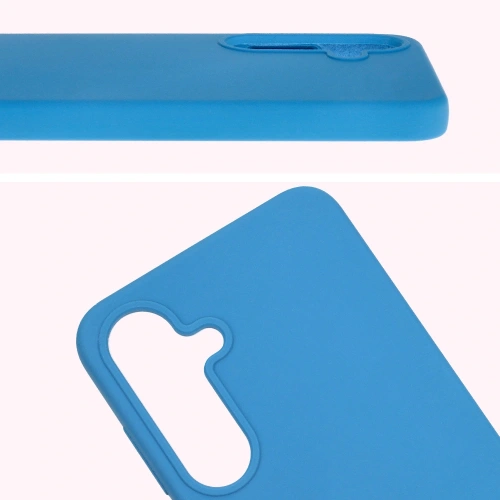 Silikonowe etui Bizon Soft Case do Samsung Galaxy S25+ Plus ciemnoniebieskie