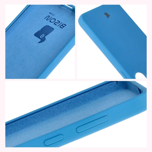 Silikonowe etui Bizon Soft Case do Samsung Galaxy S25+ Plus ciemnoniebieskie