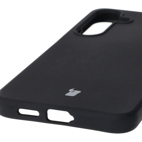 Silikonowe etui Bizon Soft Case do Samsung Galaxy S25+ Plus czarne