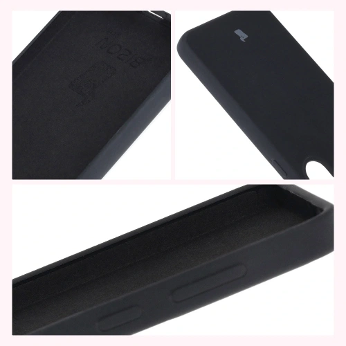 Silikonowe etui Bizon Soft Case do Samsung Galaxy S25+ Plus czarne