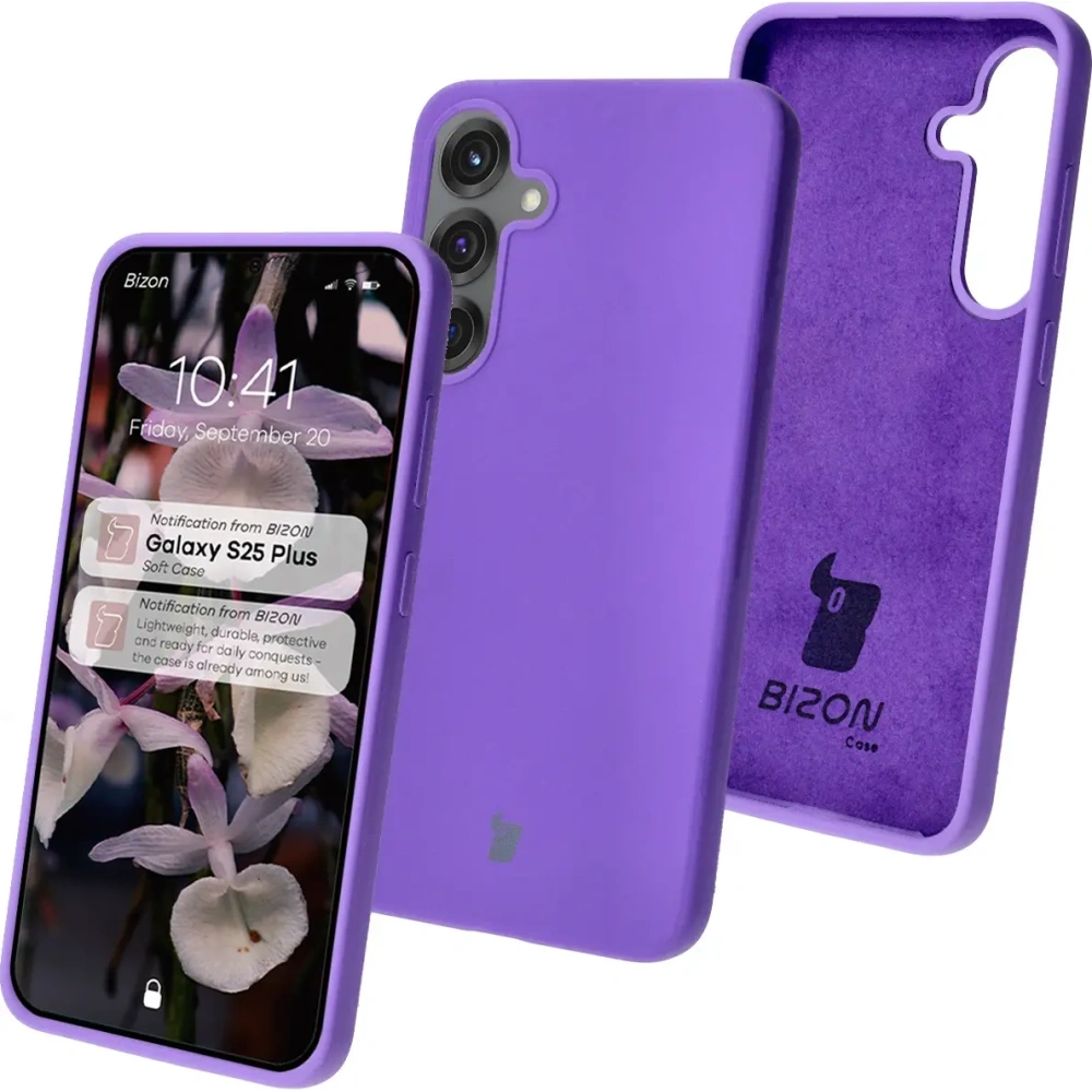 Hurtownia GSM - Silikonové pouzdro Bizon Soft Case pro Samsung Galaxy S25+ Plus fialové - BIZ8226 - {ean13} - Hurt