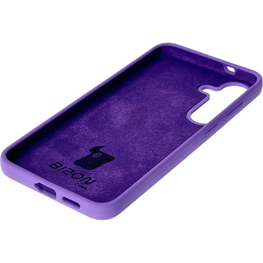 Hurtownia GSM - Silikonowe etui Bizon Soft Case do Samsung Galaxy S25+ Plus fioletowe - BIZ8226 - {ean13} - Hurt