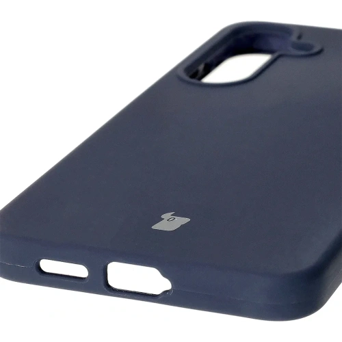 Silikonowe etui Bizon Soft Case do Samsung Galaxy S25+ Plus niebieskie