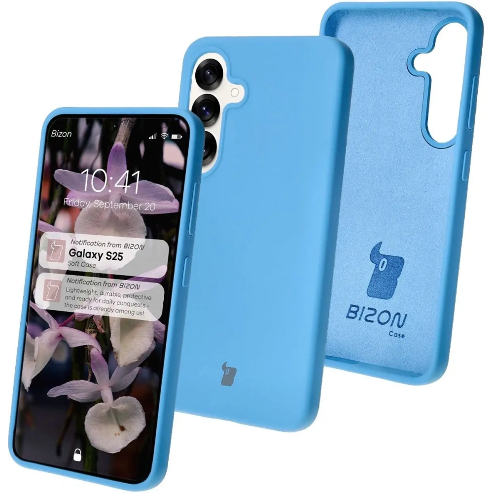 Hurtownia GSM - Silikonowe etui Bizon Soft Case do Samsung Galaxy S25 ciemnoniebieskie - BIZ8228 - {ean13} - Hurt