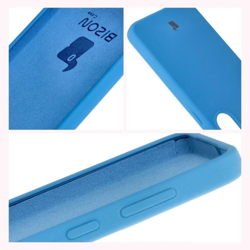 Silikonowe etui Bizon Soft Case do Samsung Galaxy S25 ciemnoniebieskie