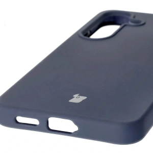 Silikonowe etui Bizon Soft Case do Samsung Galaxy S25 niebieskie