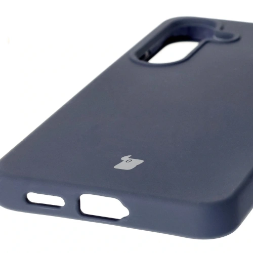 Silikonowe etui Bizon Soft Case do Samsung Galaxy S25 niebieskie