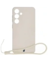 Hurtownia GSM - Silikonové pouzdro s magnetickým kroužkem Bizon Case Silicone Magnetic pro Samsung Galaxy S25 / S24 béžové - BIZ8231 - {ean13} - Hurt