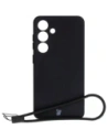 Hurtownia GSM - Silikonowe etui z pierścieniem magnetycznym Bizon Case Silicone Magnetic do Samsung Galaxy S25 / S24 czarne - BIZ8232 - {ean13} - Hurt