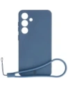 Hurtownia GSM - Bizon Case Silicone Magnetic Samsung Galaxy S25 / S24 albastru marin - BIZ8233 - {ean13} - Hurt