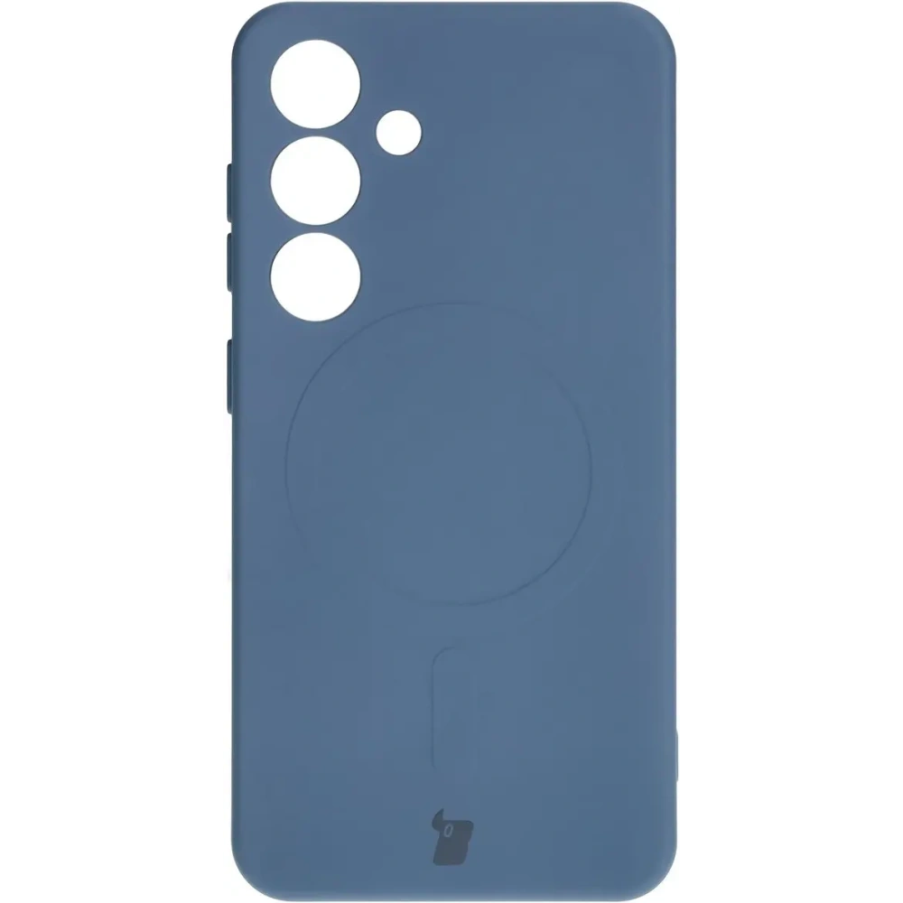 Hurtownia GSM - Bizon Case Silicone Magnetic Samsung Galaxy S25 / S24 albastru marin - BIZ8233 - {ean13} - Hurt