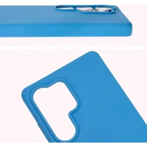 Silikonowe etui Bizon Soft Case do Samsung Galaxy S25 Ultra ciemnoniebieskie