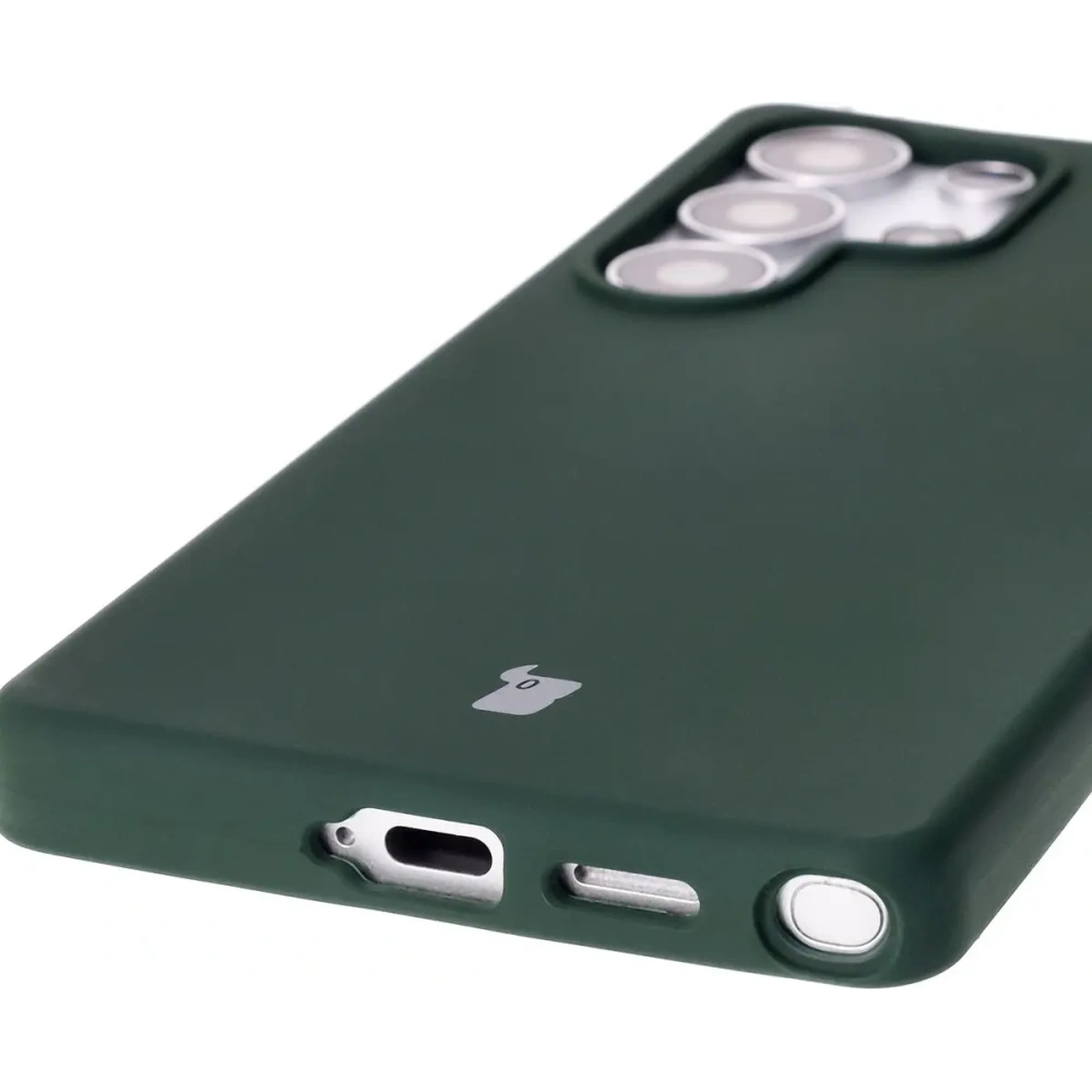 Hurtownia GSM - Carcasă moale Bizon Samsung Galaxy S25 Ultra verde închis - BIZ8236 - {ean13} - Hurt