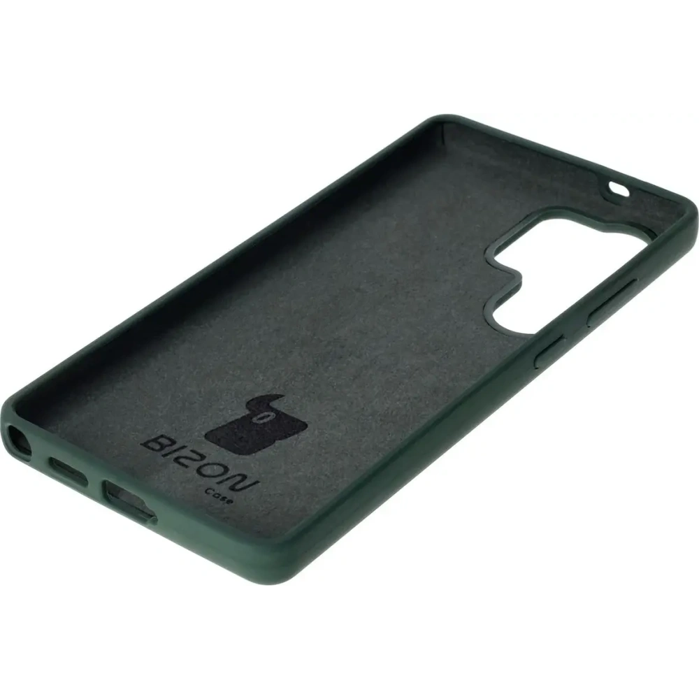 Hurtownia GSM - Carcasă moale Bizon Samsung Galaxy S25 Ultra verde închis - BIZ8236 - {ean13} - Hurt
