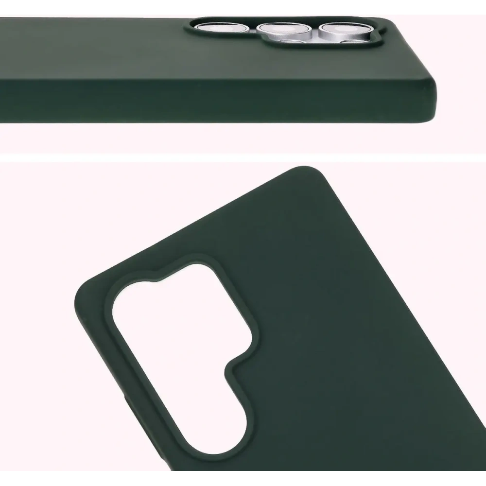 Hurtownia GSM - Carcasă moale Bizon Samsung Galaxy S25 Ultra verde închis - BIZ8236 - {ean13} - Hurt