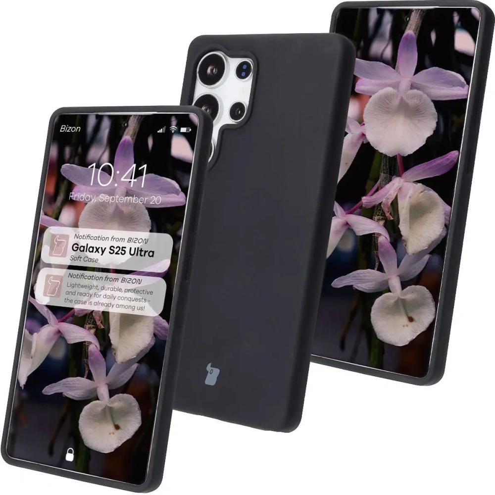 Hurtownia GSM - Bizon Soft Case Samsung Galaxy S25 Ultra negru - BIZ8237 - {ean13} - Hurt