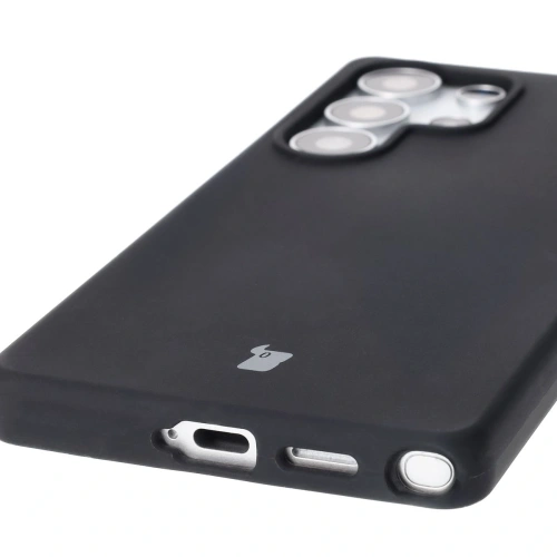 Silikonowe etui Bizon Soft Case do Samsung Galaxy S25 Ultra czarne