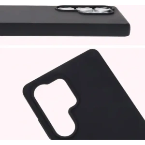 Silikonowe etui Bizon Soft Case do Samsung Galaxy S25 Ultra czarne