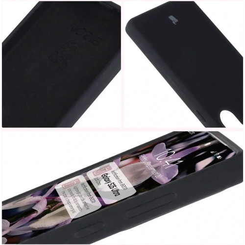 Silikonowe etui Bizon Soft Case do Samsung Galaxy S25 Ultra czarne