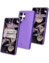Silikonowe etui Bizon Soft Case do Samsung Galaxy S25 Ultra fioletowe