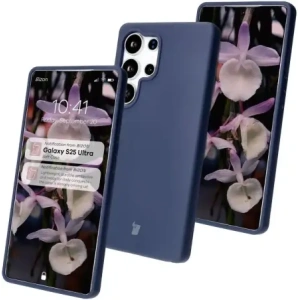 Silikonowe etui Bizon Soft Case do Samsung Galaxy S25 Ultra niebieskie