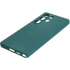 Hurtownia GSM - Caz de silicon Bizon Magnetic Samsung Galaxy S25 Ultra verde închis - BIZ8243 - {ean13} - Hurt