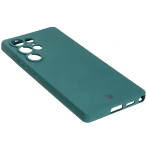 Hurtownia GSM - Caz de silicon Bizon Magnetic Samsung Galaxy S25 Ultra verde închis - BIZ8243 - {ean13} - Hurt