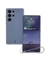 Silikonový obal s magnetickým kroužkem Bizon Case Silicone Magnetic pro Samsung Galaxy S25 Ultra šedý