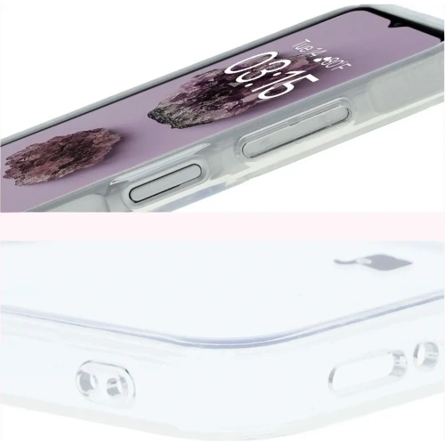 Etui z pierścieniem magnetycznym Bizon Case CrystalO do Samsung Galaxy A26 5G przezroczyste